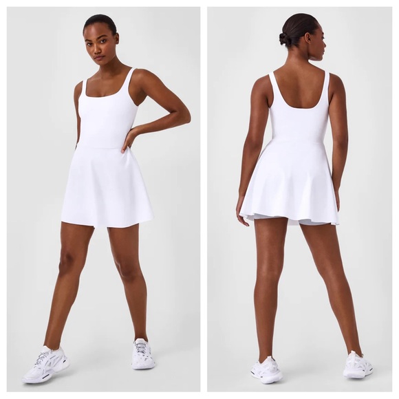 SPANX Dresses Nwt Spanx The Get Moving Easy Access Square Neck